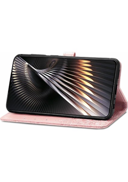 Xiaomi Poco F6 Deri Kılıf Için Flip Case Zarif Desen Kapak Çevirin (Yurt Dışından) fiyatları