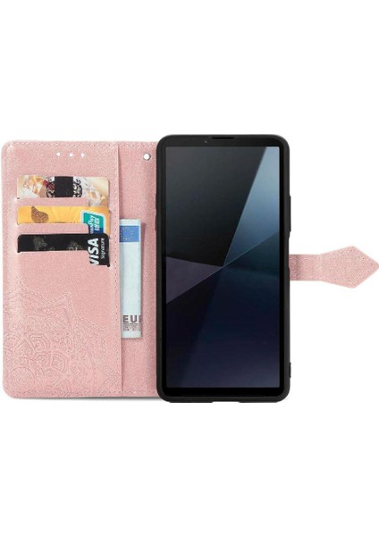Sony Xperia 10 Vı Flip Kapak Için Flip Case Deri Kılıf Basit Iş (Yurt Dışından) modelleri