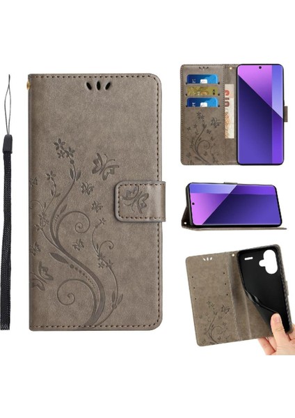 Xiaomi Redmi Not 13 Pro Artı Manyetik Kapatma Kart Tutucu Için Filp Durumda (Yurt Dışından)