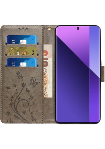 Xiaomi Redmi Not 13 Pro Artı Manyetik Kapatma Kart Tutucu Için Filp Durumda (Yurt Dışından)