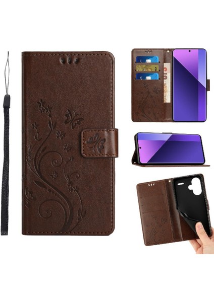 Xiaomi Redmi Not 13 Pro Artı Manyetik Kapatma Kart Tutucu Için Filp Durumda (Yurt Dışından)