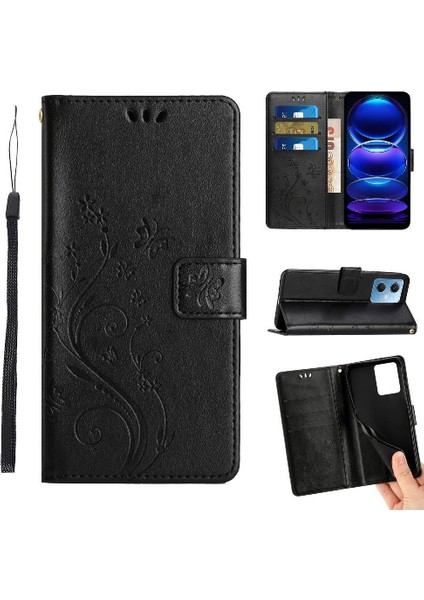 Xiaomi Redmi Not 12 4g Pu Deri Manyetik Kapatma Kartı Için Filp Durumda (Yurt Dışından)