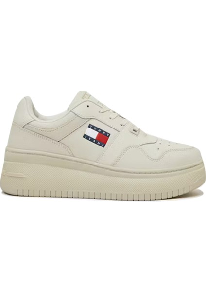 New Tjw Retro Basket Snea Bej Kadın Sneaker