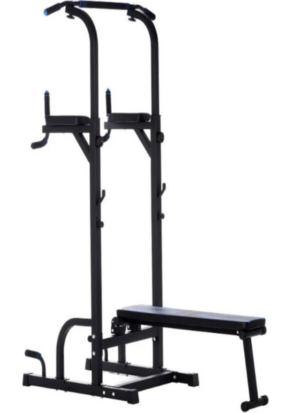 Tekno Trust 100 - 150 cm Barfiks Çekme Duvarı,güç Kulesi,barfiks Aleti Siyah
