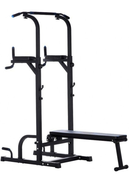Tekno Trust 100 - 150 cm Barfiks Çekme Duvarı,güç Kulesi,barfiks Aleti Siyah