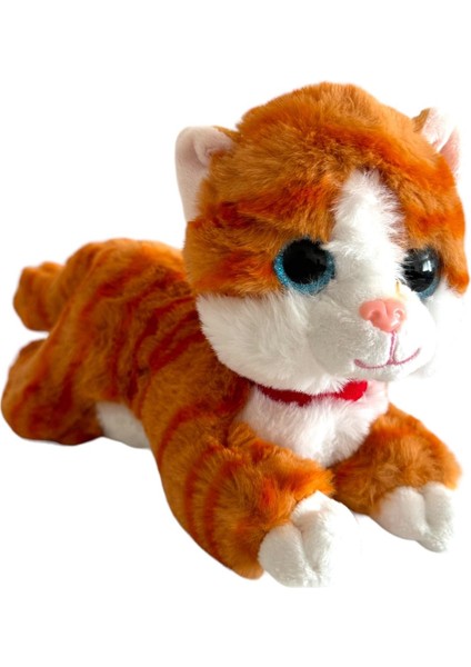 Sesli Yatan Miyavlayan 25 cm Peluş Kedi Oyuncak modelleri