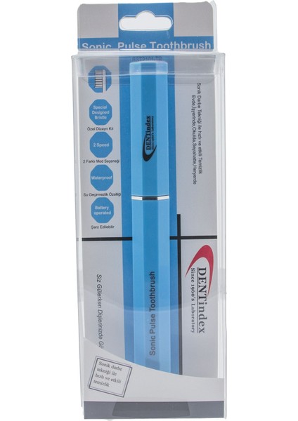 Sonic Pulse Diş Fırçası RST2101-TR - Mavi 28.000 Sonic Darbe, 2 Fırça Modu, Kompakt Tasarım, Su Geçirmez, Uzun Pil Ömrü