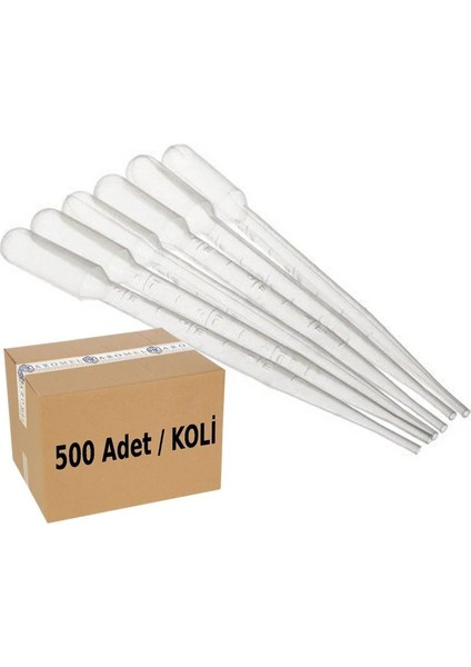 Pastör Pipeti 3 ml 500 Adet - Damlalık