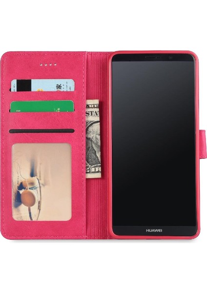 Tutucu ile Huawei Mate 10 Pro Için Buzağı Doku Yatay Flip Case (Yurt Dışından)