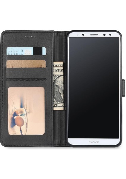 Huawei Mate 10 Lite Için Buzağı Doku Yatay Çevir Kılıf (Yurt Dışından)