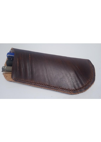 Hakiki Deri El Emeği Özel Kalemleriniz Için Kalem Kutu 17,5 cm 7 cm ( 3-4 Kalem Için ) 8T15 fiyatları