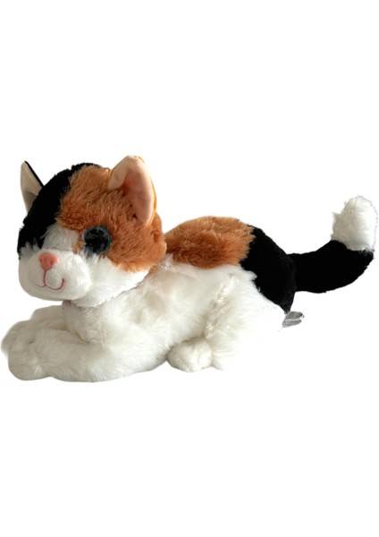 Sesli Miyavlayan 30 cm Peluş Kedi