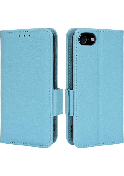 Iphone 7/8 Için Kılıf Manyetik Cüzdan Yan Toka Kart Yuvaları Tutucu Pu (Yurt Dışından)