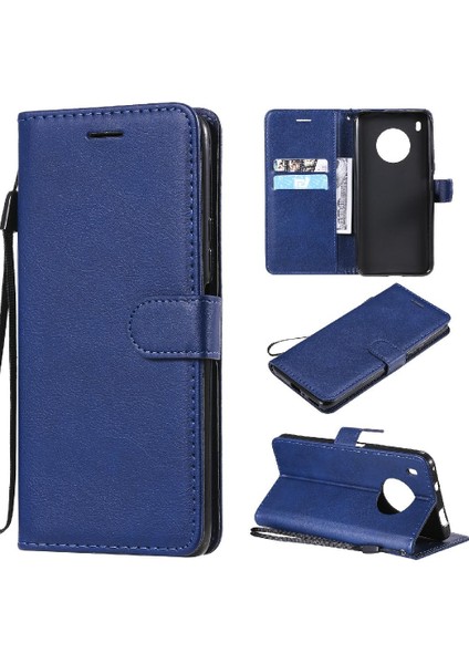 Huawei Y9A Iş Cüzdan Telefon Kılıfı Için Flip Case Yüksek Kalite Deri (Yurt Dışından)
