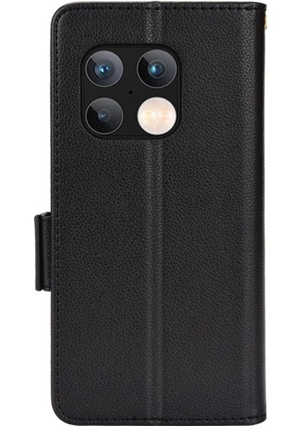 Oneplus 10 Için Kılıf Pro Pu Deri Yan Toka Manyetik Kart Yuvaları Tutucu (Yurt Dışından)