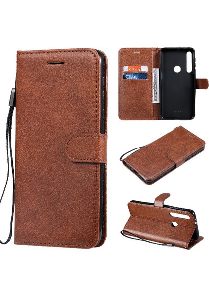 Motorola Moto Için Flip Case Kart Yuvası ile Bir Makro Klasik Düz Renk (Yurt Dışından)