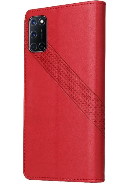 Oppo Oppo Üç Kart Yuvaları Darbeye Kickstand Premium 4 Için Flip Case (Yurt Dışından)