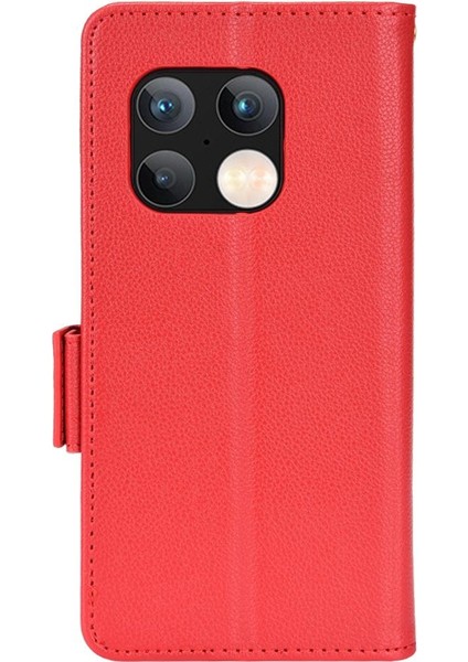 Oneplus 10 Için Kılıf Pro Pu Deri Yan Toka Manyetik Kart Yuvaları Tutucu (Yurt Dışından)
