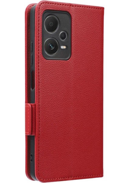 Xiaomi Redmi Için Not 12 Pro Artı Yan Toka Pu Deri Cüzdan Kart (Yurt Dışından)