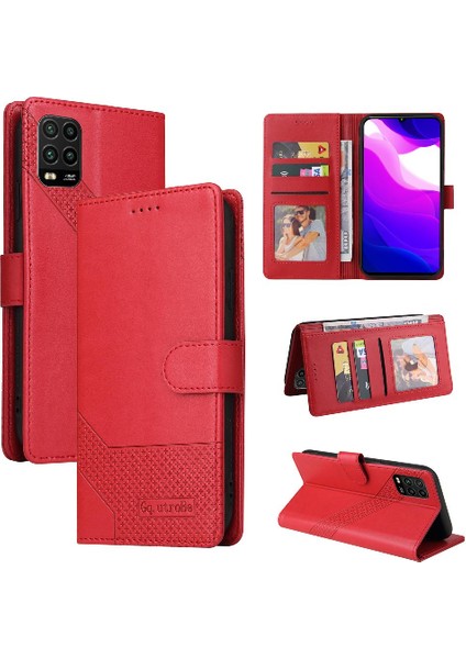 Xiaomi 10 Lite Için Flip Case Üç Kart Yuvaları Kickstand Darbeye 4 (Yurt Dışından)