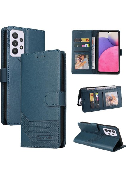 Samsung Galaxy A33 5g 4 Köşe Koruma Premium Deri Için Flip Case (Yurt Dışından)