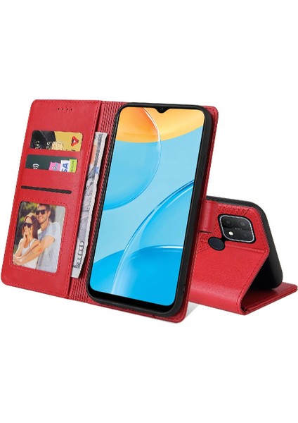 Oppo A15 4g Darbeye 4 Köşe Koruma Premium Deri Için Flip Case (Yurt Dışından)