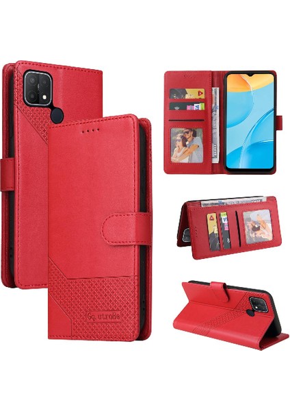 Oppo A15 4g Darbeye 4 Köşe Koruma Premium Deri Için Flip Case (Yurt Dışından) indirimleri