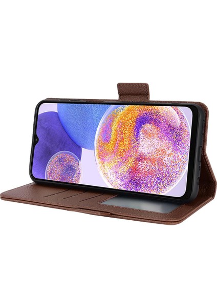 Samsung Galaxy M23 5g Için Kılıf Yan Toka Cüzdan Pu Deri Manyetik Kart (Yurt Dışından) modelleri