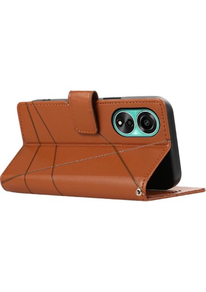 Oppo A78 4g Kickstand Üç Kart Yuvaları Için Flip Case Şok Emici (Yurt Dışından) indirimleri