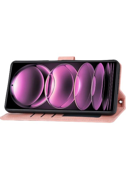 Xiaomi Redmi Not 12 Için Flip Case Pro Artı Kickstand Kayış Kart Tutucu (Yurt Dışından)
