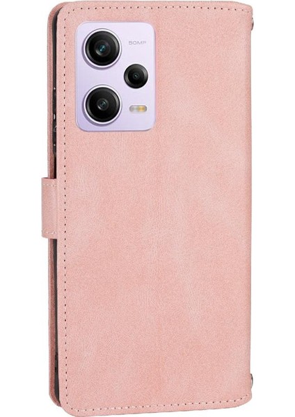 Xiaomi Redmi Not 12 Için Flip Case Pro Artı Kickstand Kayış Kart Tutucu (Yurt Dışından)