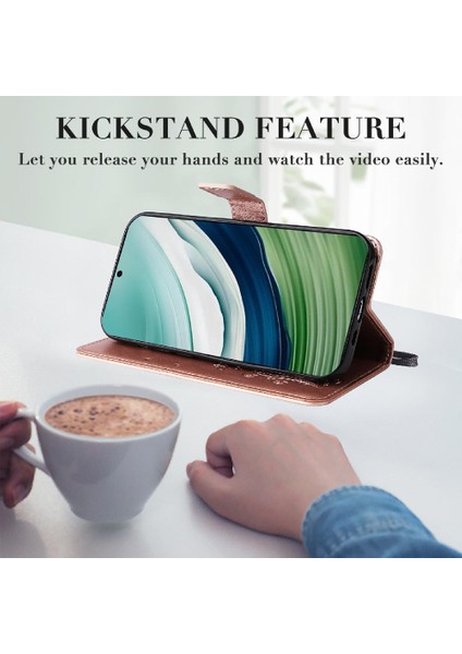 Huawei Mate 60 Için Kılıf Kart Yuvası Standı ile Kickstand Manyetik Kapak Çevirin (Yurt Dışından) fırsatları