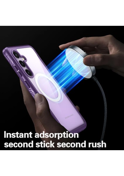 Samsung Galaxy S24 Plus Için Miracase Manyetik Kılıf ile Tamamen Şeffaf (Yurt Dışından) modelleri