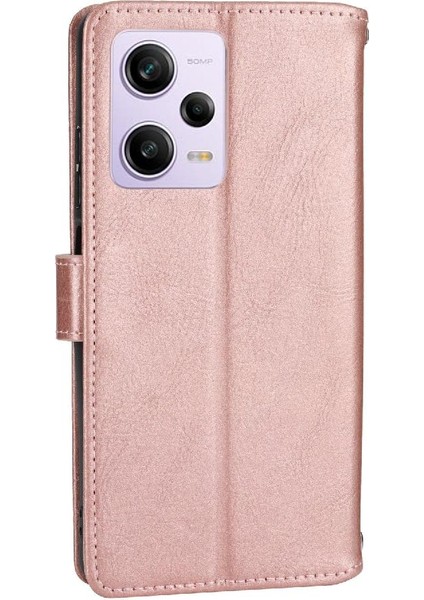 Xiaomi Redmi Not 12 Için Flip Case 5g Kart Tutucu Pu Deri Kayış (Yurt Dışından)