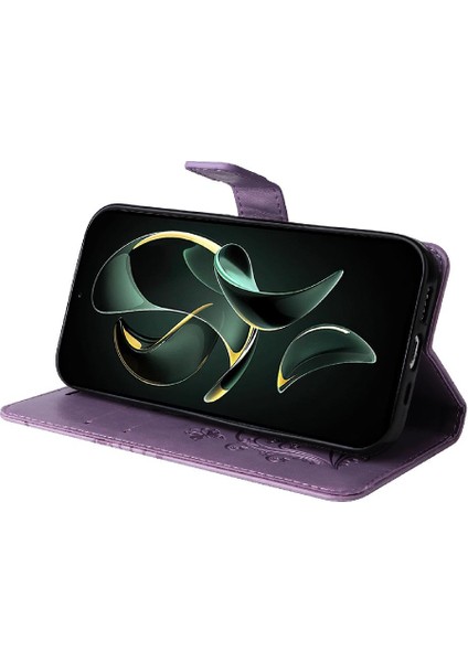 Xiaomi Redmi Için Kılıf K60 Ultra Flip Kickstand Pu Deri Kart Yuvası ile (Yurt Dışından) modelleri