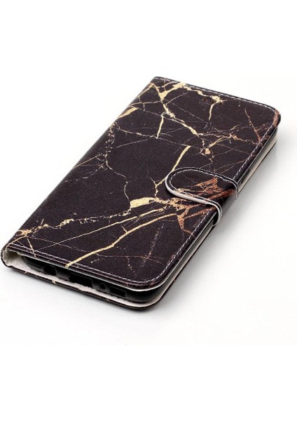 Samsung Galaxy S8 Artı Manyetik Pu Deri Cüzdan Mermer Için Flip Case (Yurt Dışından)
