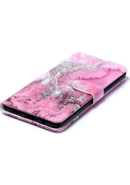 Samsung Galaxy A20S Manyetik Pu Deri Cüzdan Kart Yuvaları Için Flip Case (Yurt Dışından)