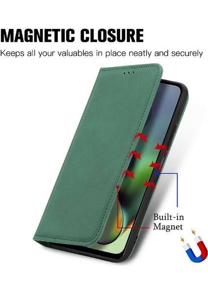 Motorola Moto G54 5g Cüzdan Deri Kılıf Basit Iş Için Flip Case (Yurt Dışından) fırsatları