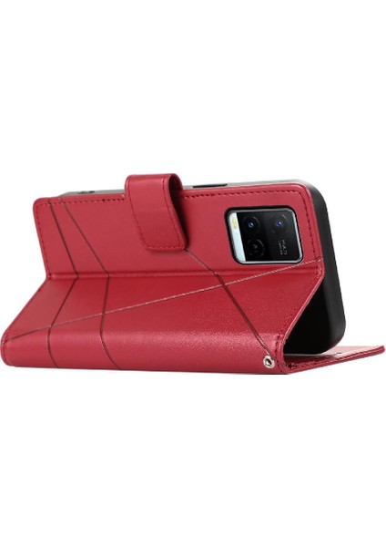 Vivo Y21 Kickstand Darbeye Şok Emici Üç Kart Için Flip Case (Yurt Dışından) indirimleri