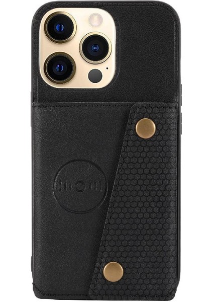 Iphone 13 Mini Darbeye Koruyucu Kickstand Buit Için Cüzdan Kılıf (Yurt Dışından)