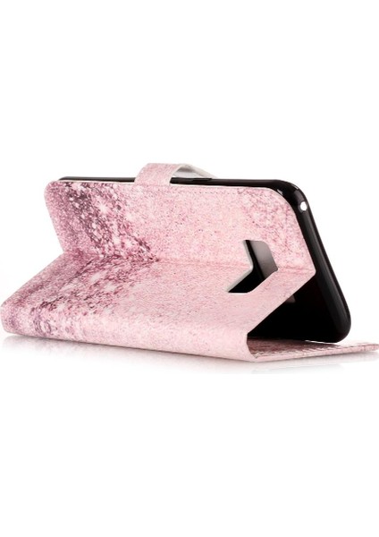 Samsung Galaxy S8 Artı Manyetik Pu Deri Cüzdan Mermer Için Flip Case (Yurt Dışından)