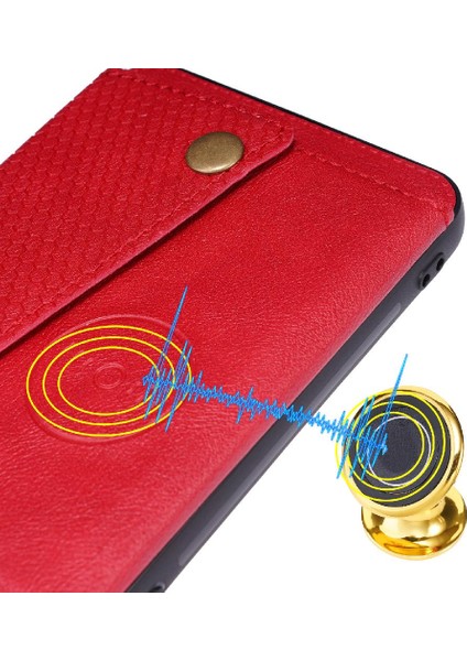 Cüzdan Kılıf Xiaomi Redmi Not 11S 5g Buit Demir Darbeye Kickstand (Yurt Dışından)