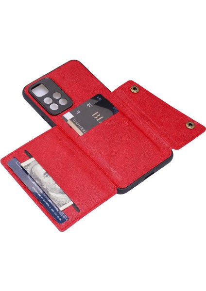 Cüzdan Kılıf Xiaomi Redmi Not 11S 5g Buit Demir Darbeye Kickstand (Yurt Dışından)