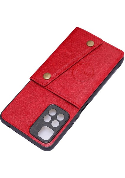 Cüzdan Kılıf Xiaomi Redmi Not 11S 5g Buit Demir Darbeye Kickstand (Yurt Dışından)