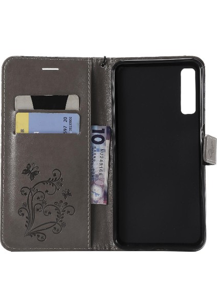 Samsung Galaxy A7 2018 Flip Kickstand Darbeye Kapak Kapak Için Flip Case (Yurt Dışından)