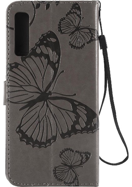 Samsung Galaxy A7 2018 Flip Kickstand Darbeye Kapak Kapak Için Flip Case (Yurt Dışından)