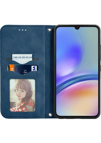Samsung Galaxy A05S 4g Için Flip Case Darbeye Deri Kılıf Basit Flip (Yurt Dışından) modelleri