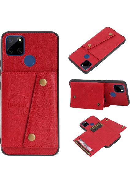 Cüzdan Durumda Realme C25S Buit Demir Darbeye Koruyucu Cüzdan Durumda (Yurt Dışından)