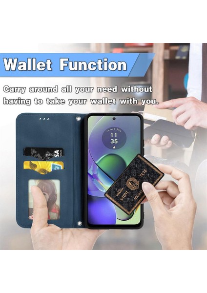 Motorola Moto G54 5g Cüzdan Deri Kılıf Basit Iş Için Flip Case (Yurt Dışından) indirimleri