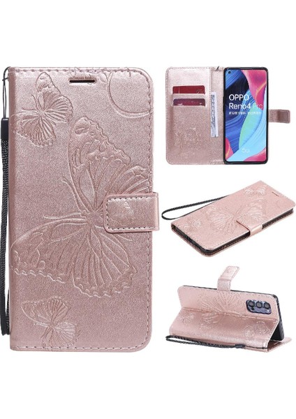 Oppo Için Flip Case Oppo 4 Pro 5g Flip Kickstand Kart Yuvası Standı ile Pu (Yurt Dışından)